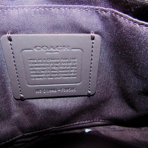 COACH RARE METALLIC LYLA CROSS BODY, SEA GREEN , BARELY USED , EXCEL CONDITION - Picture 14 of 14